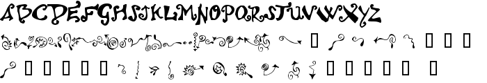 Polywog font