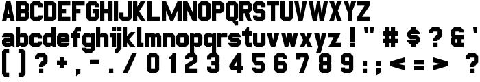 Pop Warner font