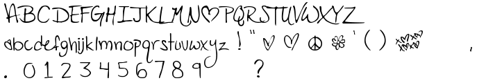 PopStar Autograph font