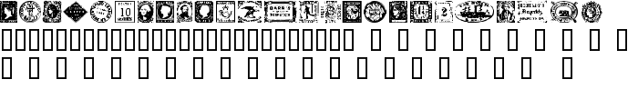 postagestamps font