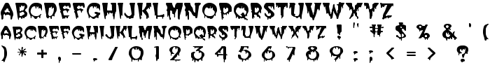 PostCrypt font