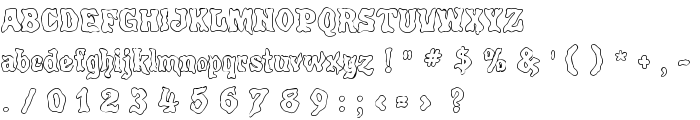 Poultrygeist Out font