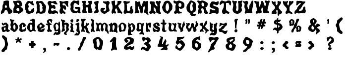 Poultrygeist font