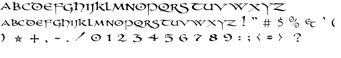 PR Uncial 2003 font