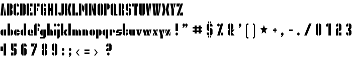 PresidentGas-Regular font