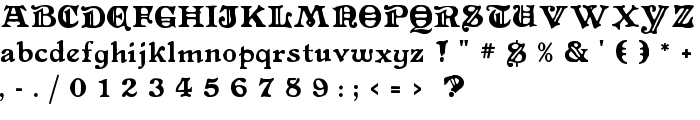 Primitive font