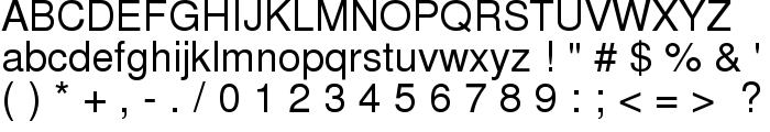 Problems Regular font