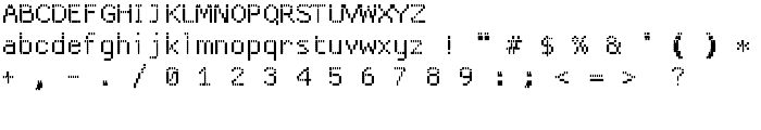 ProggyCleanTTSZBP font