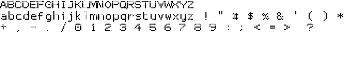 ProggySmallTT font