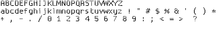 ProggySquareTT font