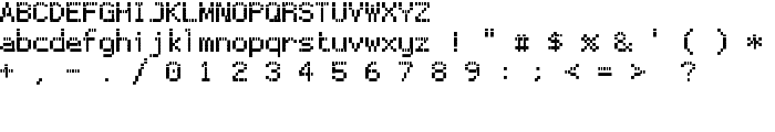 ProggyTinyTT font