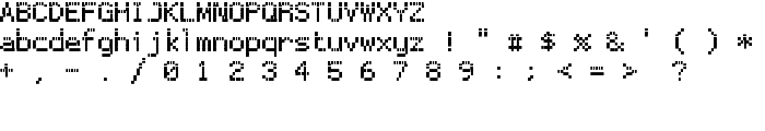 ProggyTinyTTSZ font