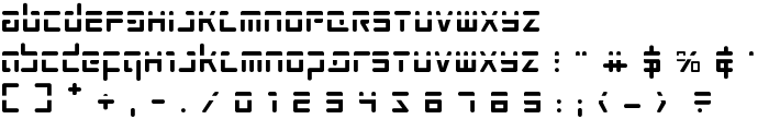 Prokofiev Phaser font