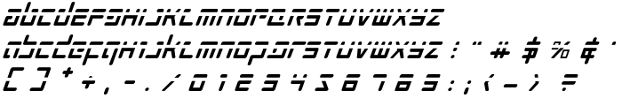 Prokofiev Phaser Italic font