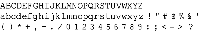 Pseudo-APL font