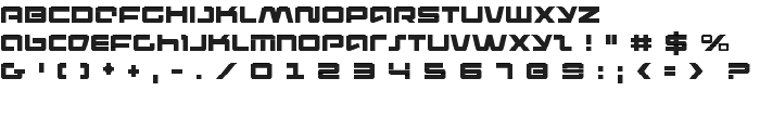 Pulse Rifle Gradient font