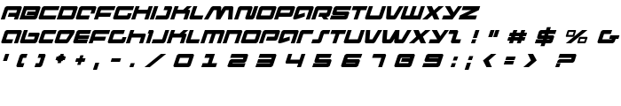 Pulse Rifle Italic font