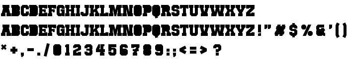 Punchline Filled Regular font