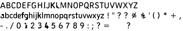 Pungen font