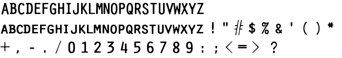 Pure-Capital font