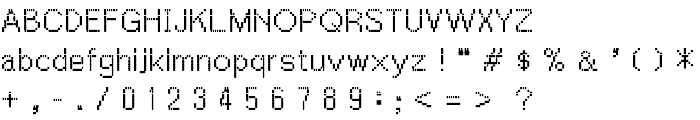 PW Extended font