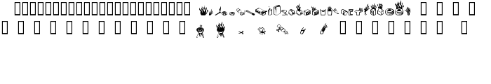 Pyrobats font