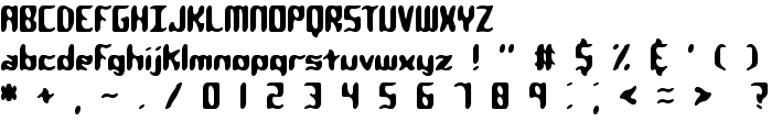 Qlumpy BRK font