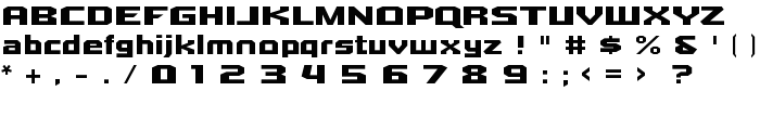 Quadrangle-Regular font