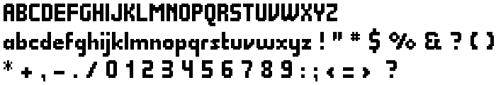 Quadrit font