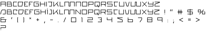 Quasitron font