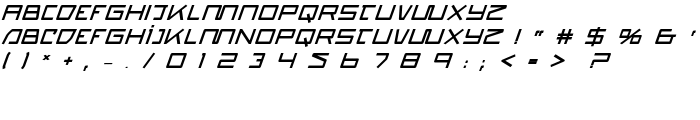 Quasitron Bold Italic font