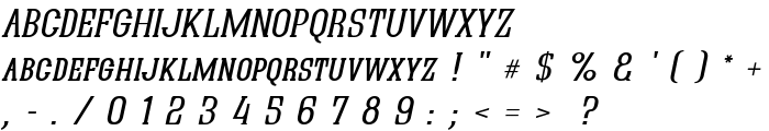 Quastic Kaps Italic font