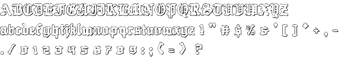 Quest Knight 3D font