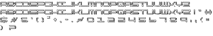 QuickQuick Shadow font