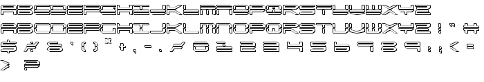 QuickStrike Shadow font