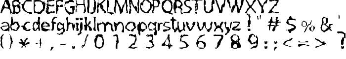 Quo Vadis, Quasimodo font