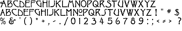 Ragged Regular font