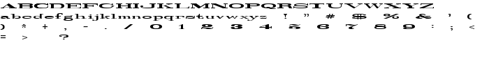 Railroad Roman 1916 Ultra-Expanded font