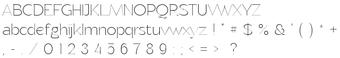 Rawengulk Ultralight font