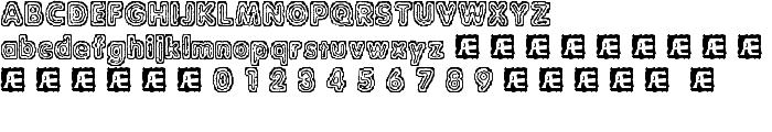 Raydiate BRK font