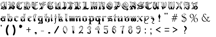 Regothic font