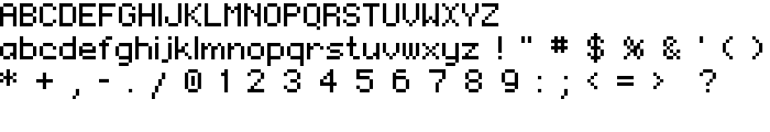 Regupix font