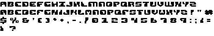 Replicant Expanded font