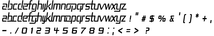 Republika II Cnd Italic font