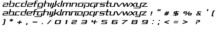 Republika II Exp Italic font