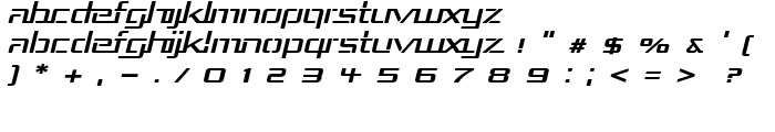 Republika III Exp Italic font