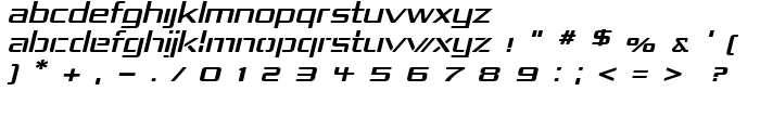 Republika IV Exp Italic font