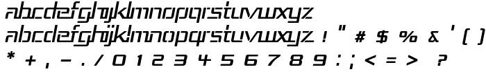 Republika III Italic font