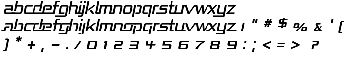 Republika Italic font