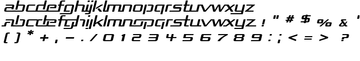 Republika Exp Italic font